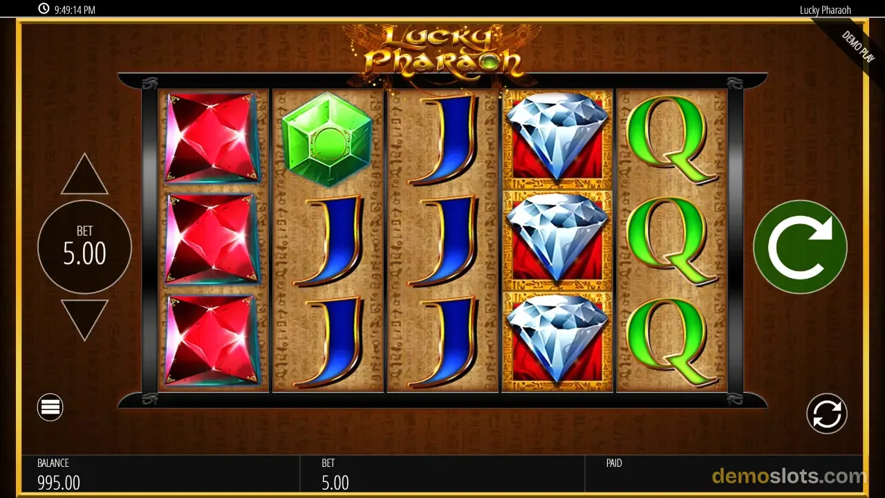 Lucky Pharoah slot by Blueprint Gaming
